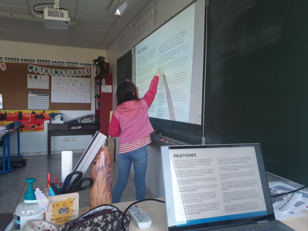 Présentation du projet en classe