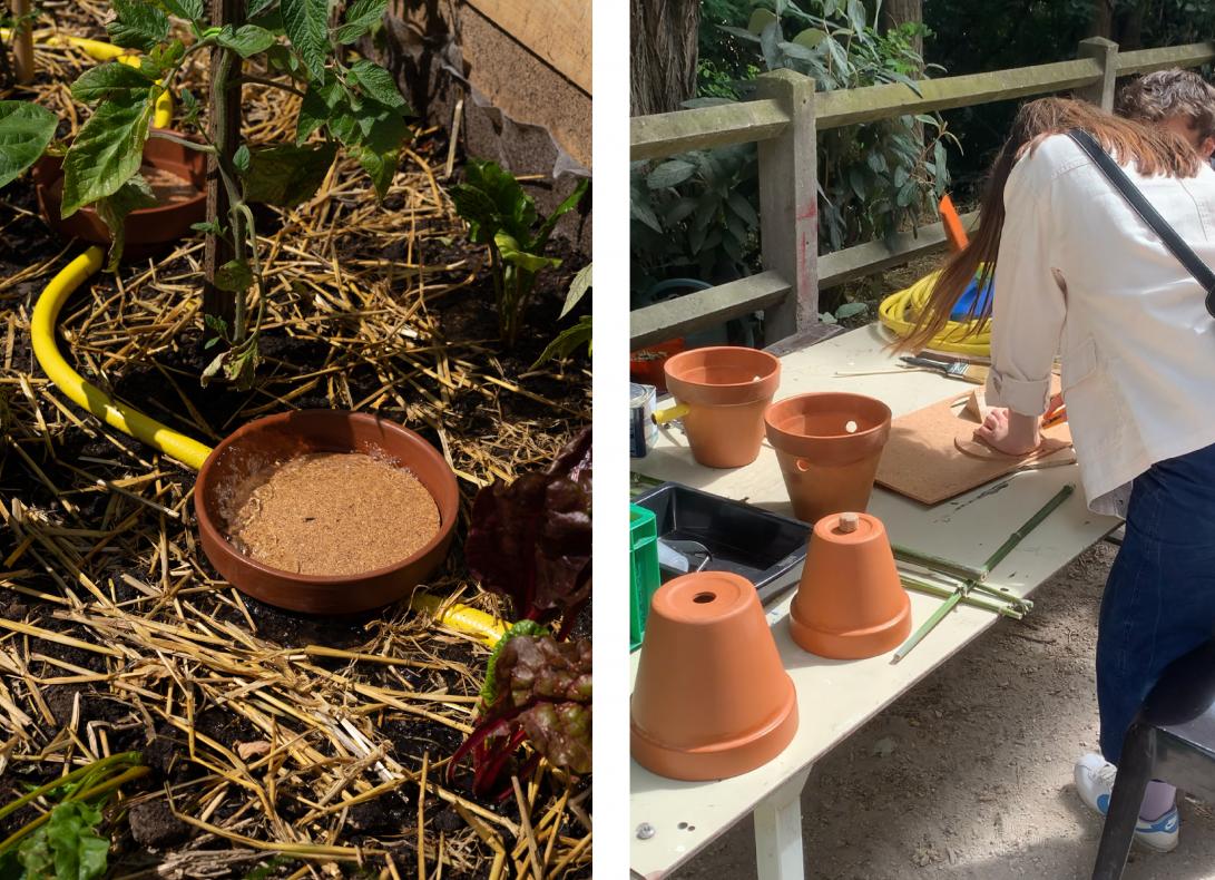 atelier réseau d'irrigation