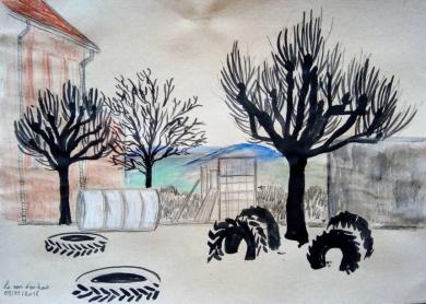 Sous mes doigts, le paysage