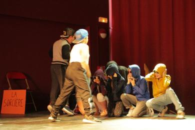 Le spectacle se prépare
