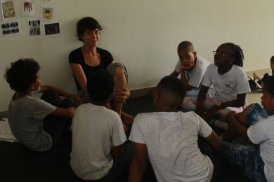 temps de dicussions avant l'atelier pratique