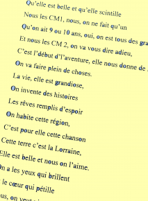 Une partie de la chanson.