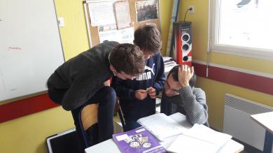 Séance d'écriture