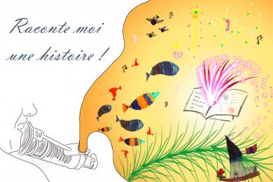 Dessin en collaboration avec Elise 11 ans et Manec 8 ans