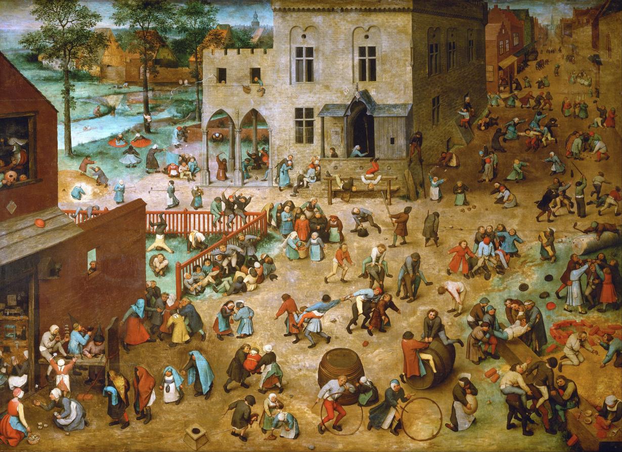 Pieter Brueghel l'Ancien, Les jeux d'enfants, 1560, huile sur bois, 116x161, Vienne, Kunsthistorisches Museum (© Kunsthistorisches Museum)