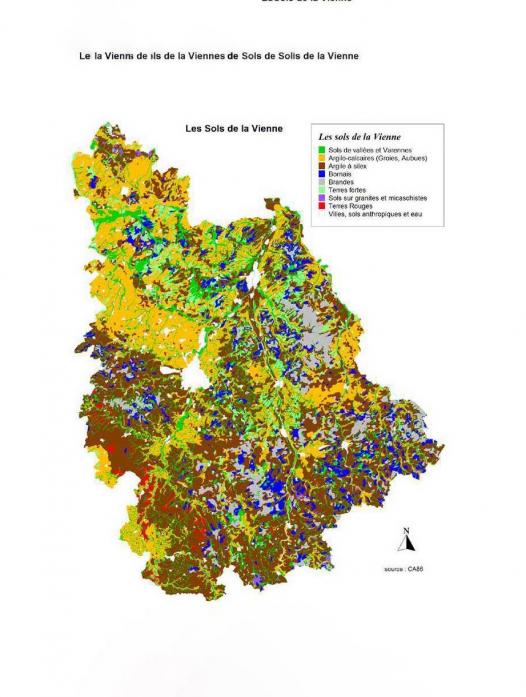 Les sols de la Vienne