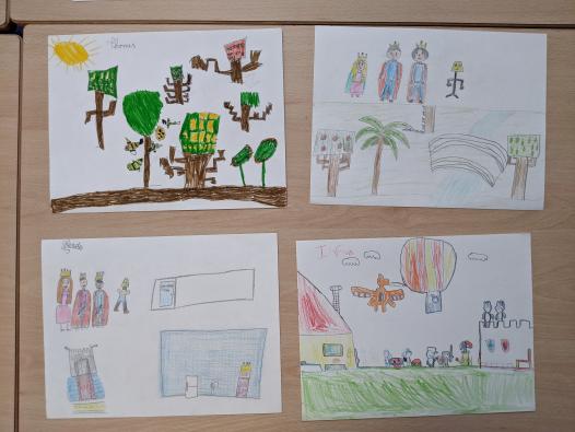 Divers dessins des enfants