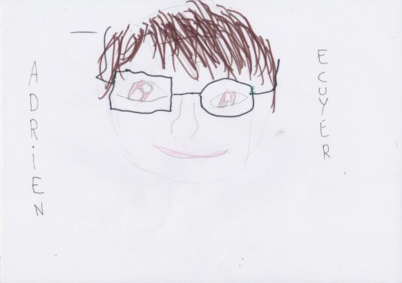 Autoportrait à la main opposée (Cm2)