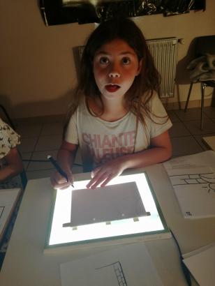 Photos de l'Atelier "transformez vos lettres"