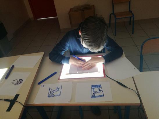 Photos de l'Atelier "transformez vos lettres"