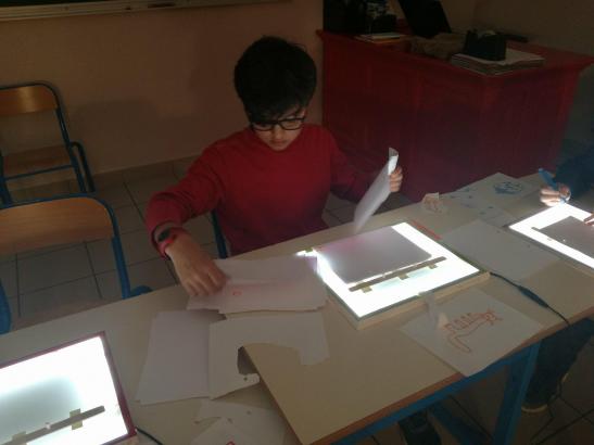 Photos de l'Atelier "transformez vos lettres"