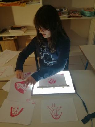 Photos de l'Atelier "transformez vos lettres"