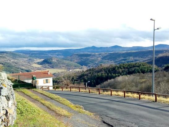 La vue, en haut du village