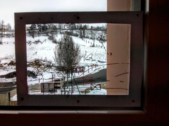 Veduta : un paysage par la fenêtre