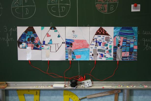 Chaque groupe a présenté ses dessins