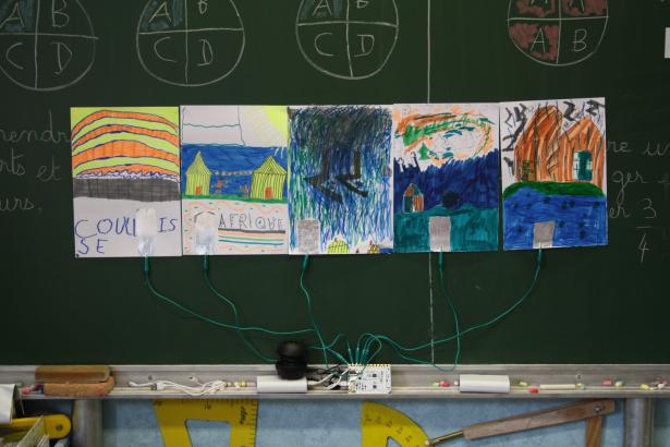 Chaque groupe a présenté ses dessins