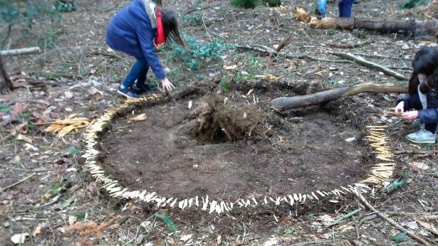 un peu de land art pour commencer