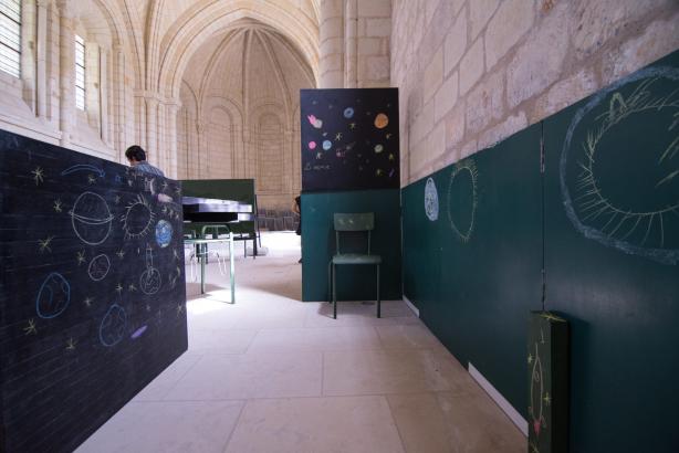 Exposition à l'Abbaye de Fontevraud le 9 juin 2018