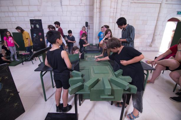 Exposition à l'Abbaye de Fontevraud le 9 juin 2018