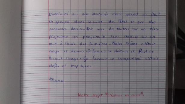  Notre projet avec nos artistes, ce que nous avons aimé !