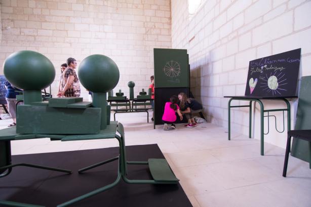 Exposition à l'Abbaye de Fontevraud le 9 juin 2018