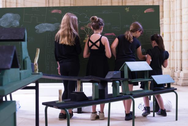 Exposition à l'Abbaye de Fontevraud le 9 juin 2018