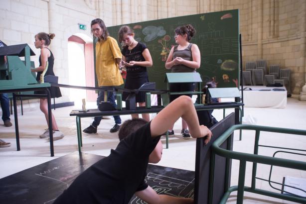 Exposition à l'Abbaye de Fontevraud le 9 juin 2018