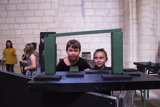 Exposition à l'Abbaye de Fontevraud le 9 juin 2018