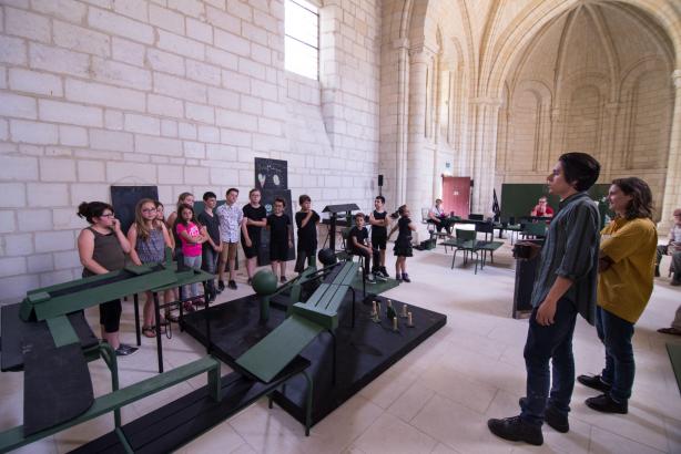 Exposition à l'Abbaye de Fontevraud le 9 juin 2018