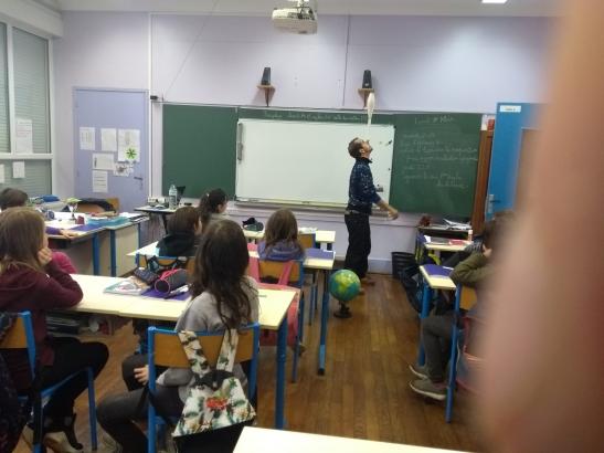 L'arrivée en Classe de CM2 à Sauzé Vaussais