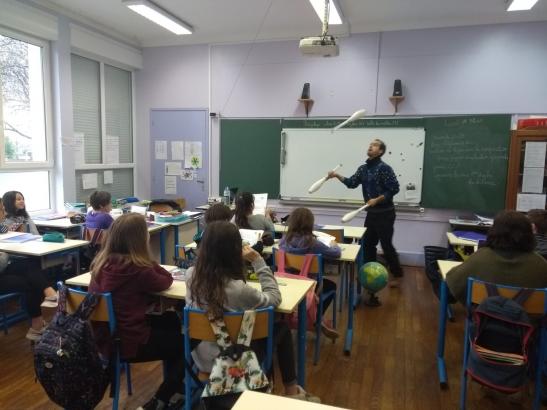 L'arrivée en Classe de CM2 à Sauzé Vaussais