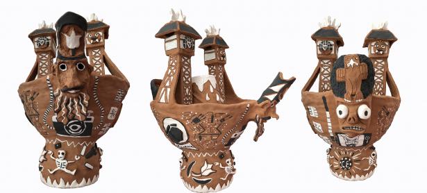 Prototype réalisé du premier vase Tiki