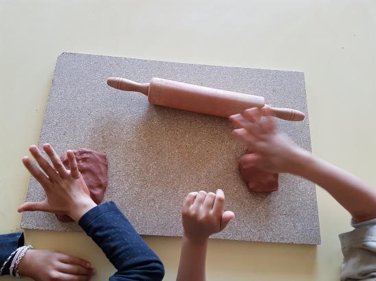 Pâtissez-Tapissez ! petits-beurre Création en cours à l'école primaire Lou Malhoulet