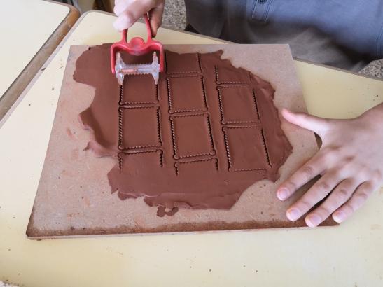 Pâtissez-Tapissez ! petits-beurre Création en cours à l'école primaire Lou Malhoulet