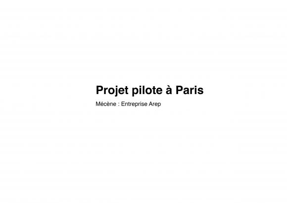 Projet pilote à Paris