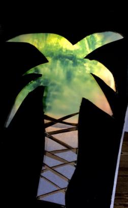 palmier en ombre