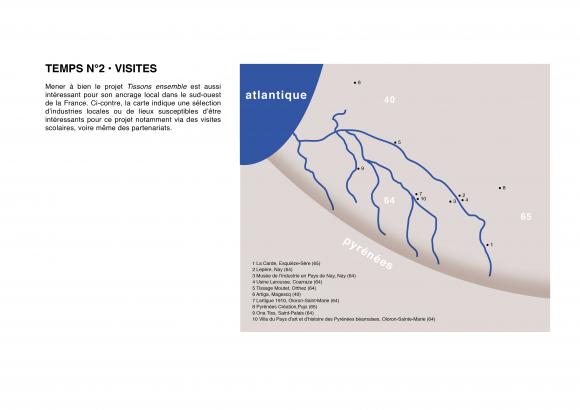 Tissons ensemble - Visites, Le territoire