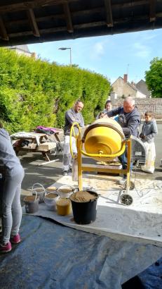 Journée citoyenne - chantier terre crue