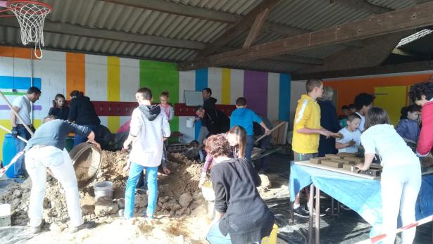 Journée citoyenne - chantier terre crue