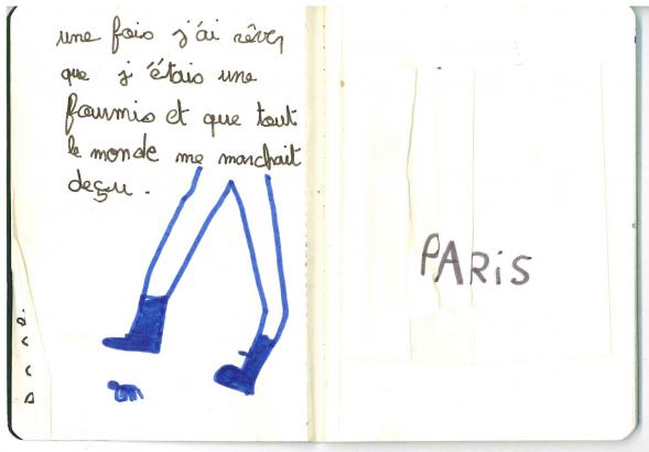 dessin enfant carnet