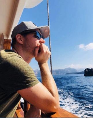 photo d'Étienne A. sur le ferry.