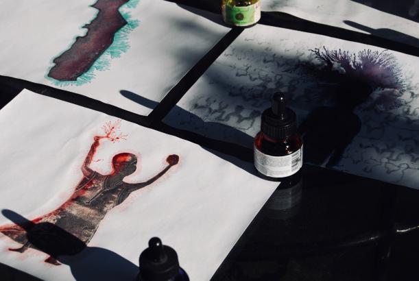 Photo & Dessin: Cosima Jentzsch  Technique: encre sur papier