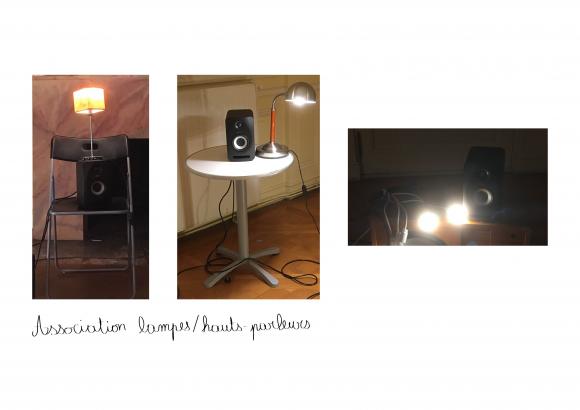 Association lampe/haut-parleur