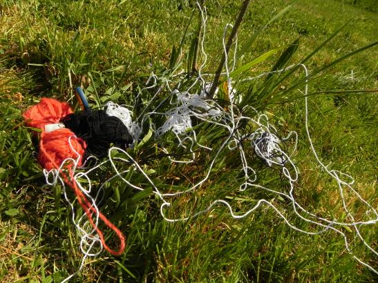 Arbre à fils et à mots de Salomé, son frère et sa sœur 