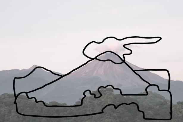 Volcan et ses lignes
