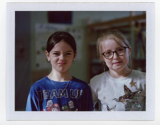 Portrait de Mathile et Eva.