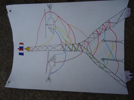 Le fil de la fusée, verso