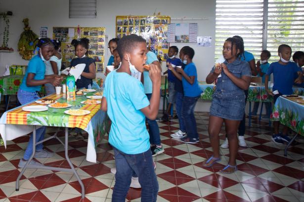 Le goûter des enfants