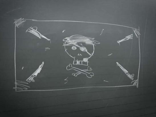 drapeau au tableau