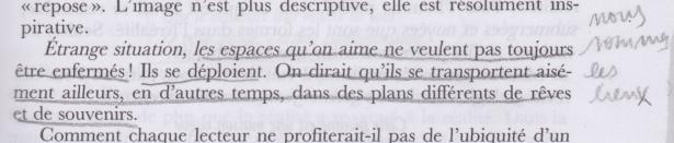 Citation dans La Poétique de l'Espace de Gaston Bachelard (3)